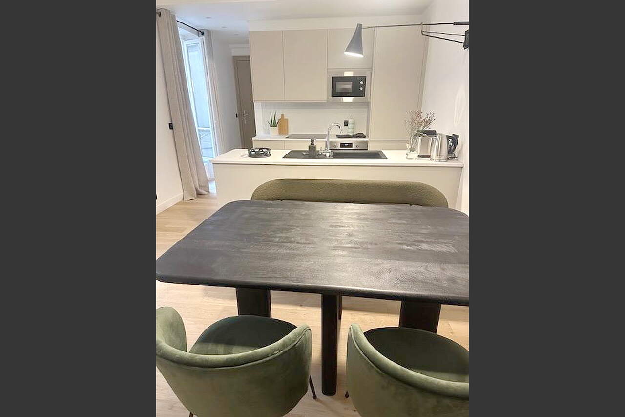The dining room