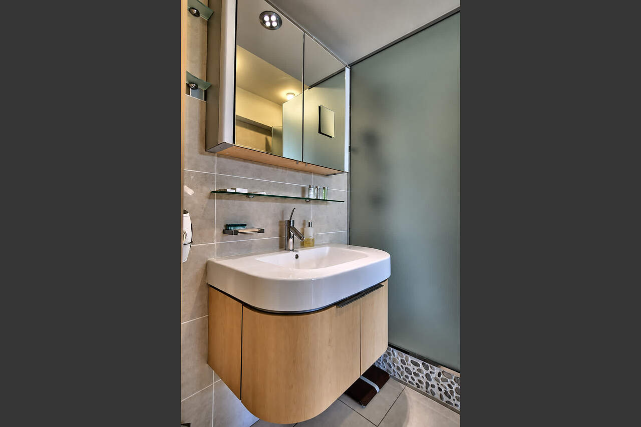 The bathroom