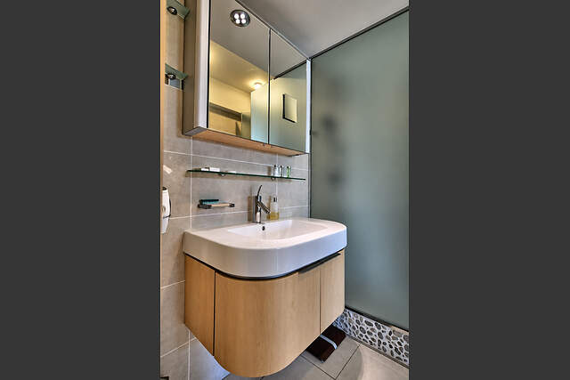 The bathroom