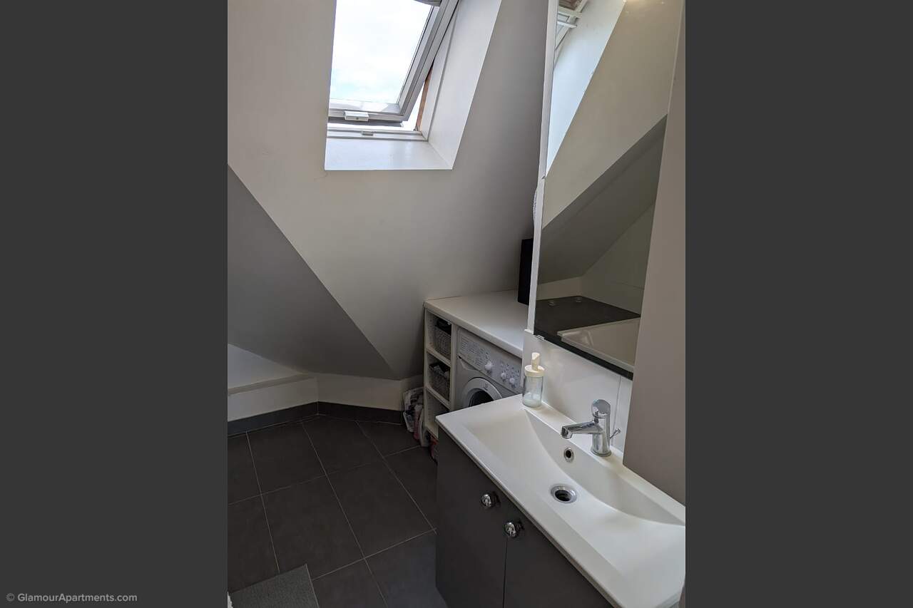 The bathroom