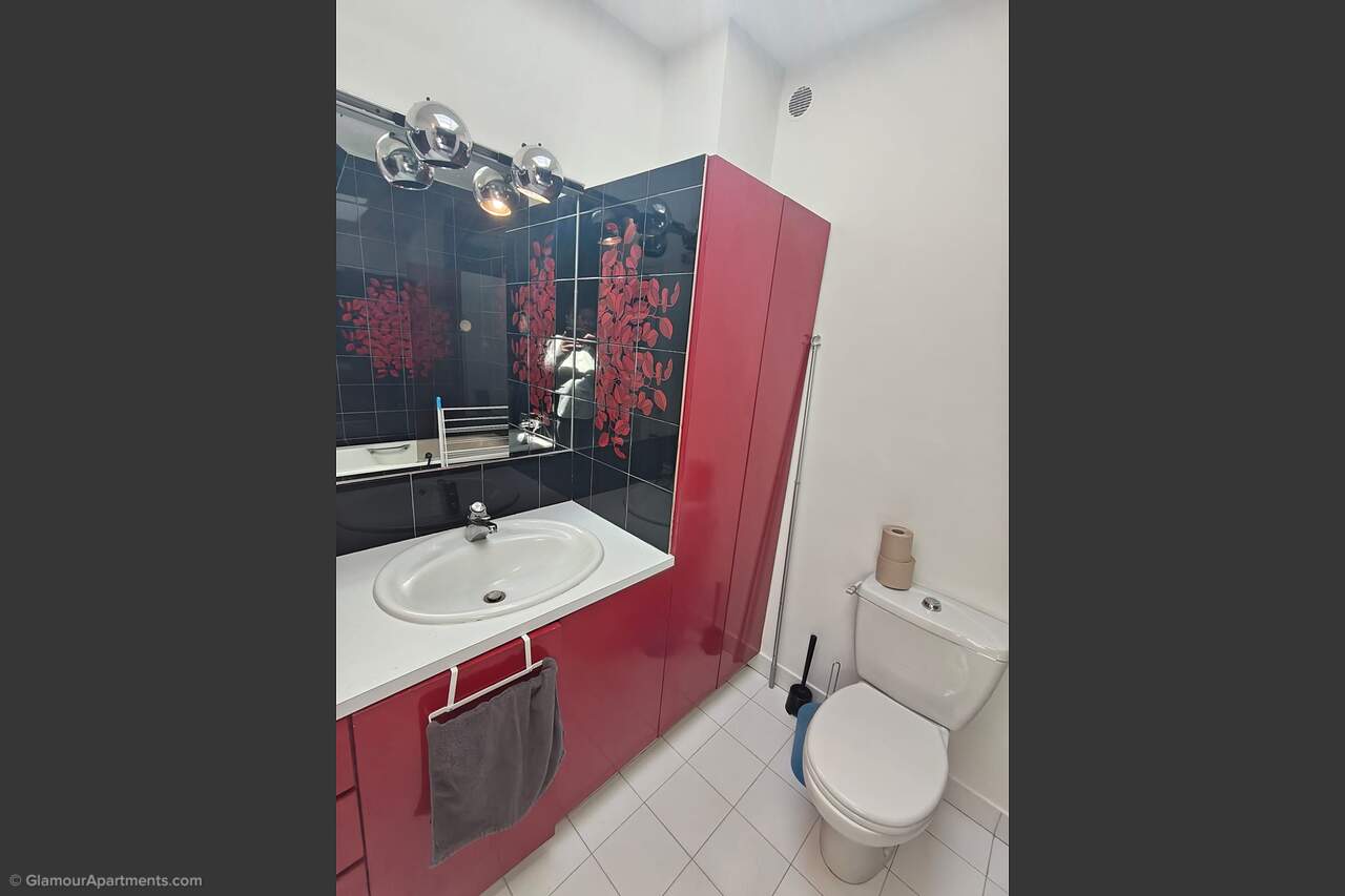 The bathroom