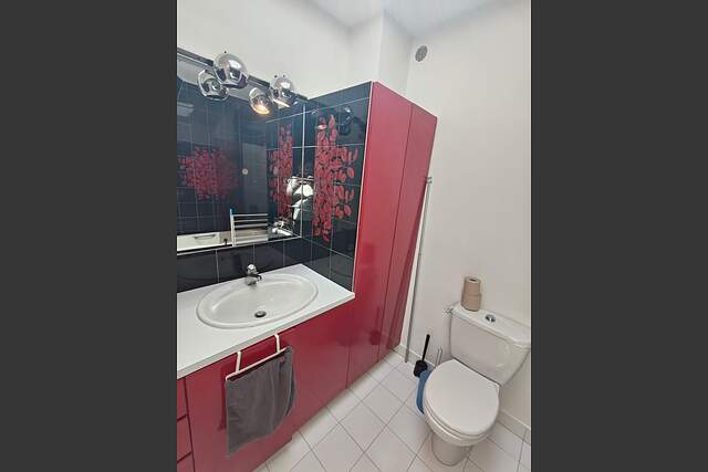 The bathroom