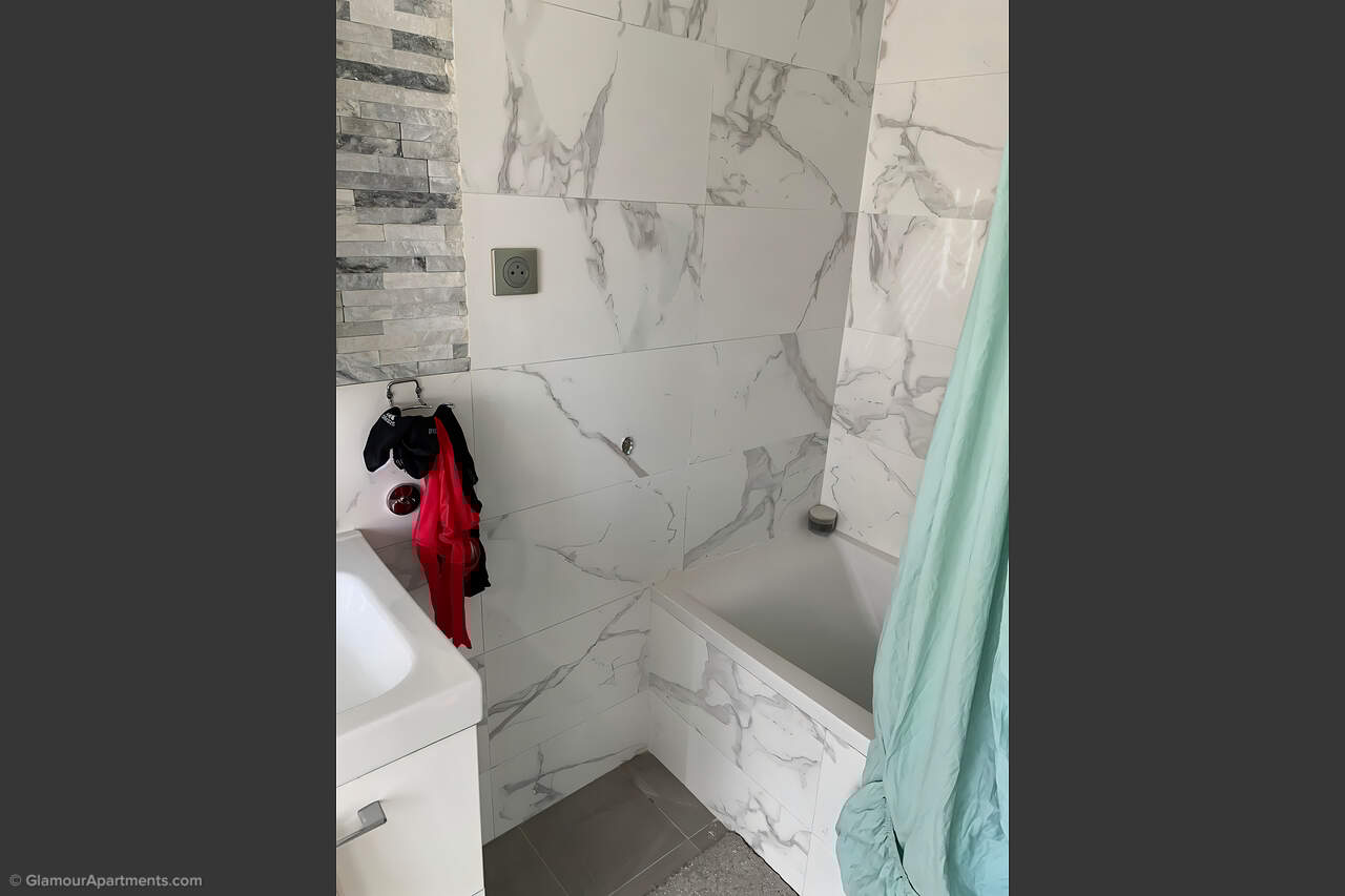 The bathroom