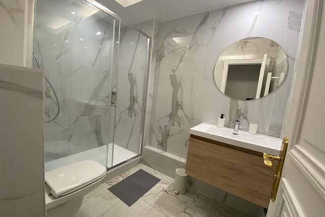 The bathroom