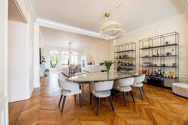 The dining room