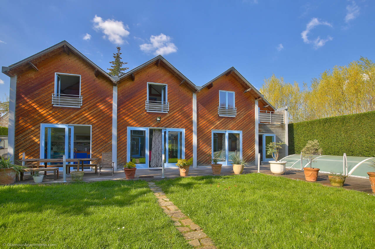 House of the architect on Villennes sur Seine near Paris